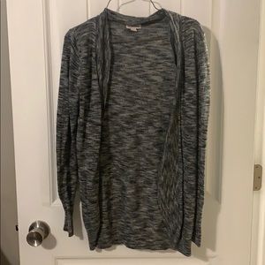 Gray/black cardigan